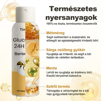 CleraNaure® GlucaVeil 24H Lábvédő Spray 🌿 – Természetes Védőformula Érzékeny és Száraz Láb Bőrének Mindennapi Ápolására 🦶