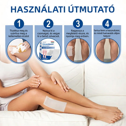 Healrize® VeinTarget™ Mikrotűs Tapasz – Segít Csökkenteni a Lábfáradtságot, Duzzanatot és Támogatja az Egészséges Vénás Keringést 🦵🌿