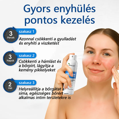 CleraNature® Magnéziumos Gyógyfüves Bőrnyugtató Spray ✨ – Természetes Növényi Formula Száraz, Érzékeny és Problémás Bőr Mindennapi Ápolására 🌿