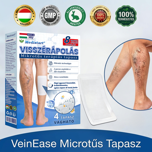 🧑‍⚕️ Medistart® Visszérápoló Mikrotűs Gondozó Tapasz ⚡ Azonnali Megkönnyebbülés, Hosszú Távú Eredmények
