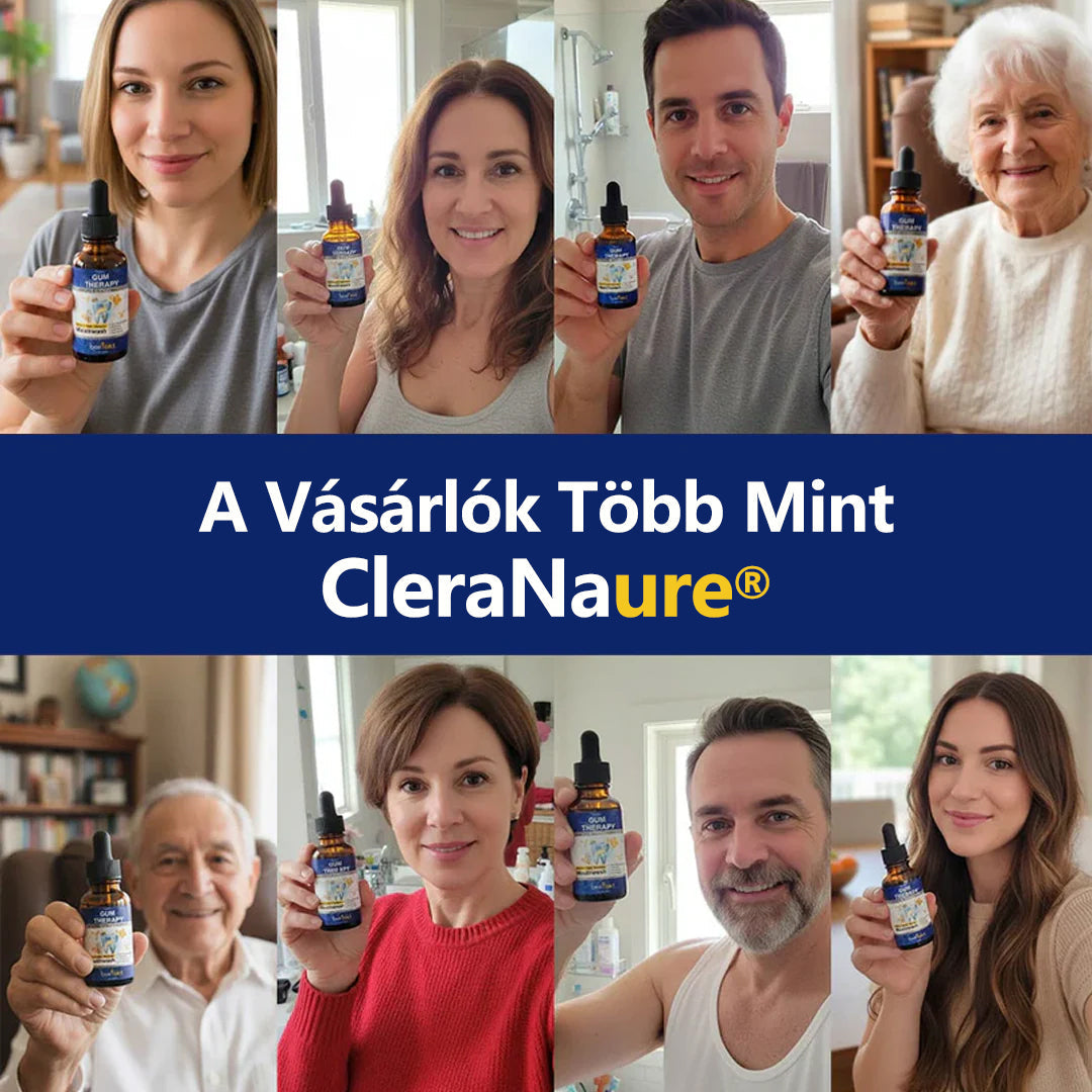 🐝 CleraNaure® BeeTakt Prémium Méhméreg Szájápoló Javító Oldat 🦷 – Q10, Hialuronsav és Természetes Növényi Formula az Egészséges Ínyért és Erősebb Mosolyért