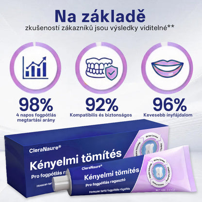 🦷 CleraNaure® Comfort Seal Pro Denture Fixative Adhesive – ⏳ 96-Hour Long-Lasting Denture Grip | 🔒 Custom Comfort Seal Technology | 💧 Waterproof Hold Without Sticky Residue