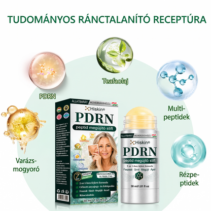 𝐇𝐢𝐬𝐤𝐢𝐧® PDRN Peptide Renewal Stick – Fejlett PDRN Peptid Bőrmegújító Stift | ✨ Ráncok, Sötét Foltok & Laza Bőr Célzott Ápolása | 💎 Feszesebb, Simább & Egyenletesebb Megjelenés | 🎯 Arcra & Testre |