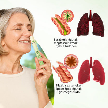 CleraNaure® HerbaAir Mullein Kivonatos Orrinhalátor ⭐ Természetes Gyógynövényes Formula Mindennapi Használatra 🔥