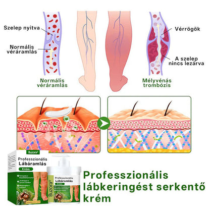 🌿 Buzora® Professional Lábkeringést Támogató Krém | 🦵 Micro-Mist Transzdermális Technológia | 💧 Duzzadt & Nehéz Lábak Ápolására | ✨ Mindennapi Komfortért