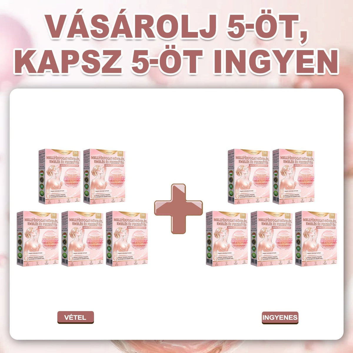 🔥 HISKIN® Nano Mikrotűs Mellvolumen-növelő és Feszesítő Kezelés ✨ Fejlett Nőies Kontúrápoló Rendszer | Kollagénpeptid és Hialuronsav Technológia 🌸