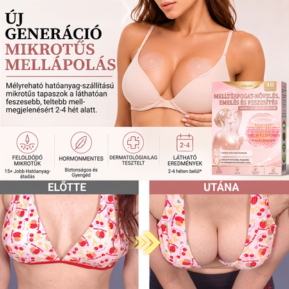 🔥 HISKIN® Nano Mikrotűs Mellvolumen-növelő és Feszesítő Kezelés ✨ Fejlett Nőies Kontúrápoló Rendszer | Kollagénpeptid és Hialuronsav Technológia 🌸